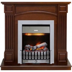 Каминокомплект Boston - Темный дуб (Высота 925см) с очагом Danville Chrome FB2 Каминокомплект Boston - Темный дуб (Высота 925см) с очагом Danville Chrome FB2