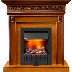 Каминокомплект Valletta - Орех с очагом Danville Black FB2 Каминокомплект Valletta - Орех с очагом Danville Black FB2