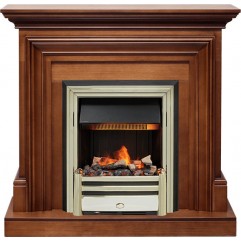Каминокомплект Bradford - Орех с очагом Cavendish