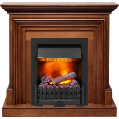 Каминокомплект Bradford - Орех с очагом Danville Black FB2 Каминокомплект Bradford - Орех с очагом Danville Black FB2