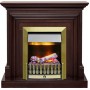 Каминокомплект Bradford - Темный дуб с очагом Danville Antique Brass FB2 Каминокомплект Bradford - Темный дуб с очагом Danville Antique Brass FB2