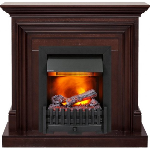 Каминокомплект Bradford - Темный дуб с очагом Danville Black FB2