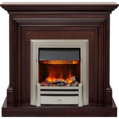 Каминокомплект Bradford - Темный дуб с очагом Chesford