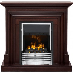 Каминокомплект Bradford - Темный дуб с очагом Flagstaff Каминокомплект Bradford - Темный дуб с очагом Flagstaff
