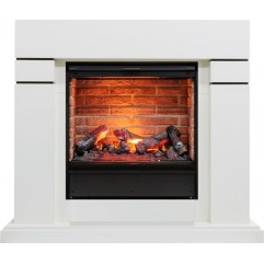 Каминокомплект Lindos - Алебастр с очагом Engine 56-600 BB