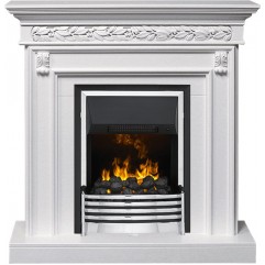 Каминокомплект Valletta - Белый (Ширина 1040 мм) с очагом Flagstaff Каминокомплект Valletta - Белый (Ширина 1040 мм) с очагом Flagstaff