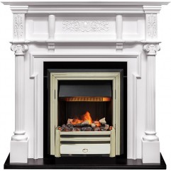 Каминокомплект Oxford - Белый с очагом Cavendish Каминокомплект Oxford - Белый с очагом Cavendish