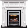 Каминокомплект Oxford - Белый с очагом Danville Chrome FB2 Каминокомплект Oxford - Белый с очагом Danville Chrome FB2