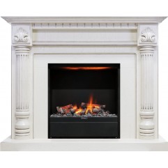 Каминокомплект Edinburg - Слоновая кость с очагом Albany
