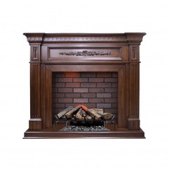 Каминокомплект Luxemburg - Темный орех с очагом Silverton Каминокомплект Luxemburg - Темный орех с очагом Silverton