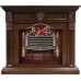 Каминокомплект Sheffield - Темный орех с очагом Rothesay