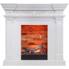 Каминокомплект Amalfi - Белый дуб с очагом Cassette 400 NH Каминокомплект Amalfi - Белый дуб с очагом Cassette 400 NH