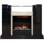 Каминокомплект Rockwell - Черный лак, слоновая кость с очагом Albany Каминокомплект Rockwell - Черный лак, слоновая кость с очагом Albany