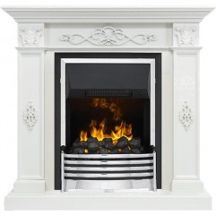 Каминокомплект Derby - Белый дуб с очагом Flagstaff Каминокомплект Derby - Белый дуб с очагом Flagstaff