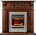 Каминокомплект Venice - Махагон коричневый антик с очагом Chesford