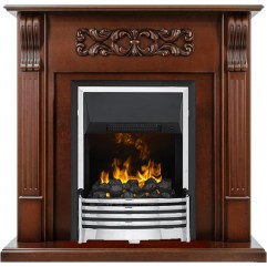 Каминокомплект Venice - Махагон коричневый антик с очагом Flagstaff Каминокомплект Venice - Махагон коричневый антик с очагом Flagstaff