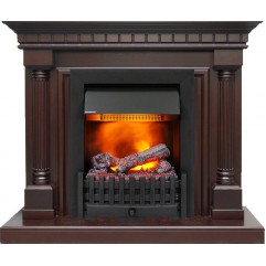 Каминокомплект Dallas - Темный дуб с очагом Danville Black FB2 Каминокомплект Dallas - Темный дуб с очагом Danville Black FB2