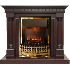 Каминокомплект Dallas - Темный дуб с очагом Atherton Каминокомплект Dallas - Темный дуб с очагом Atherton