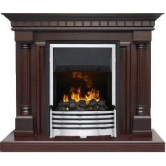 Каминокомплект Dallas - Темный дуб с очагом Flagstaff Каминокомплект Dallas - Темный дуб с очагом Flagstaff