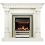 Каминокомплект Dallas - Слоновая кость с патиной с очагом Cavendish Каминокомплект Dallas - Слоновая кость с патиной с очагом Cavendish