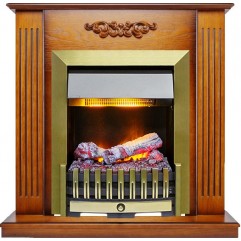 Каминокомплект Lumsden - Дуб антик с очагом Danville Antique Brass FB2 Каминокомплект Lumsden - Дуб антик с очагом Danville Antique Brass FB2