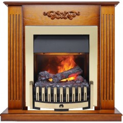 Каминокомплект Lumsden - Дуб антик с очагом Danville Brass FB2 Каминокомплект Lumsden - Дуб антик с очагом Danville Brass FB2