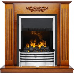 Каминокомплект Lumsden - Дуб антик с очагом Flagstaff Каминокомплект Lumsden - Дуб антик с очагом Flagstaff