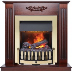 Каминокомплект Lumsden - Махагон коричневый антик с очагом Danville Brass FB2 Каминокомплект Lumsden - Махагон коричневый антик с очагом Danville Brass FB2