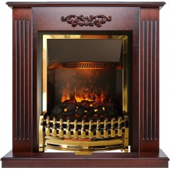 Каминокомплект Lumsden - Махагон коричневый антик с очагом Atherton Каминокомплект Lumsden - Махагон коричневый антик с очагом Atherton