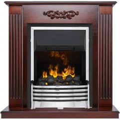 Каминокомплект Lumsden - Махагон коричневый антик с очагом Flagstaff Каминокомплект Lumsden - Махагон коричневый антик с очагом Flagstaff