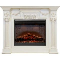 Каминокомплект London - Слоновая кость с очагом Symphony 26'' DF2608-INT Каминокомплект London - Слоновая кость с очагом Symphony 26'' DF2608-INT