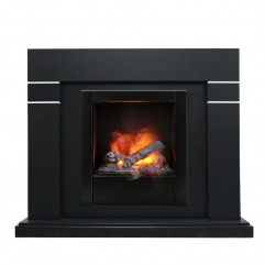 Каминокомплект Lindos - Черный с очагом Engine 56-400 Каминокомплект Lindos - Черный с очагом Engine 56-400