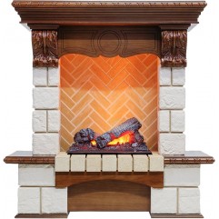 Каминокомплект Pierre Luxe - Дуб / Шампань (Высота 975мм) с очагом Cassette 400 NH Каминокомплект Pierre Luxe - Дуб / Шампань (Высота 975мм) с очагом Cassette 400 NH