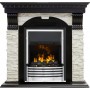 Каминокомплект Dublin - Венге / Сланец белый с очагом Flagstaff Каминокомплект Dublin - Венге / Сланец белый с очагом Flagstaff