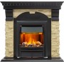 Каминокомплект Dublin - Венге / Сланец с очагом Brookline Black Каминокомплект Dublin - Венге / Сланец с очагом Brookline Black
