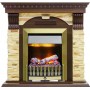 Каминокомплект Dublin - Темный дуб / Сланец с очагом Danville Antique Brass FB2 Каминокомплект Dublin - Темный дуб / Сланец с очагом Danville Antique Brass FB2