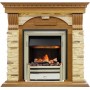 Каминокомплект Dublin -  Дуб / Сланец с очагом Cavendish