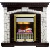 Каминокомплект Glasgow - Венге / Белый с очагом Danville Antique Brass FB2