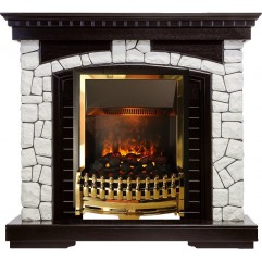 Каминокомплект Glasgow - Венге / Белый с очагом Atherton Каминокомплект Glasgow - Венге / Белый с очагом Atherton