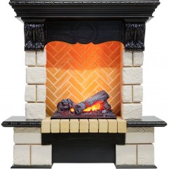 Каминокомплект Pierre Luxe - Венге / Шампань (Высота 975мм) с очагом Cassette 400 NH Каминокомплект Pierre Luxe - Венге / Шампань (Высота 975мм) с очагом Cassette 400 NH