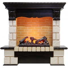 Каминокомплект Pierre Luxe - Венге / Шампань (Высота 1035мм) с очагом Cassette 600 NH Каминокомплект Pierre Luxe - Венге / Шампань (Высота 1035мм) с очагом Cassette 600 NH