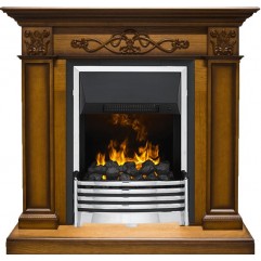 Каминокомплект Verona - Дуб антик с очагом Flagstaff Каминокомплект Verona - Дуб антик с очагом Flagstaff