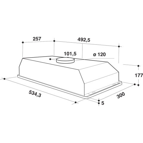 Вытяжка Indesit I CT 64LSS