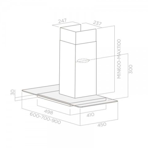 Вытяжка Elica FLAT GLASS PLUS IX/A/60