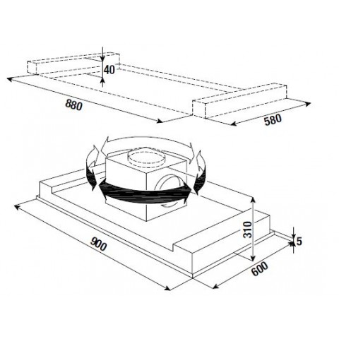 Вытяжка Kuppersbusch  EDL 9750.1 E сталь