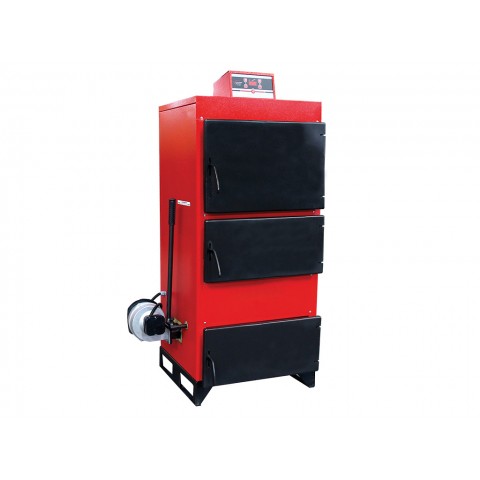 Стальной твердотопливный напольный котел Kentatsu VLK SRK-45